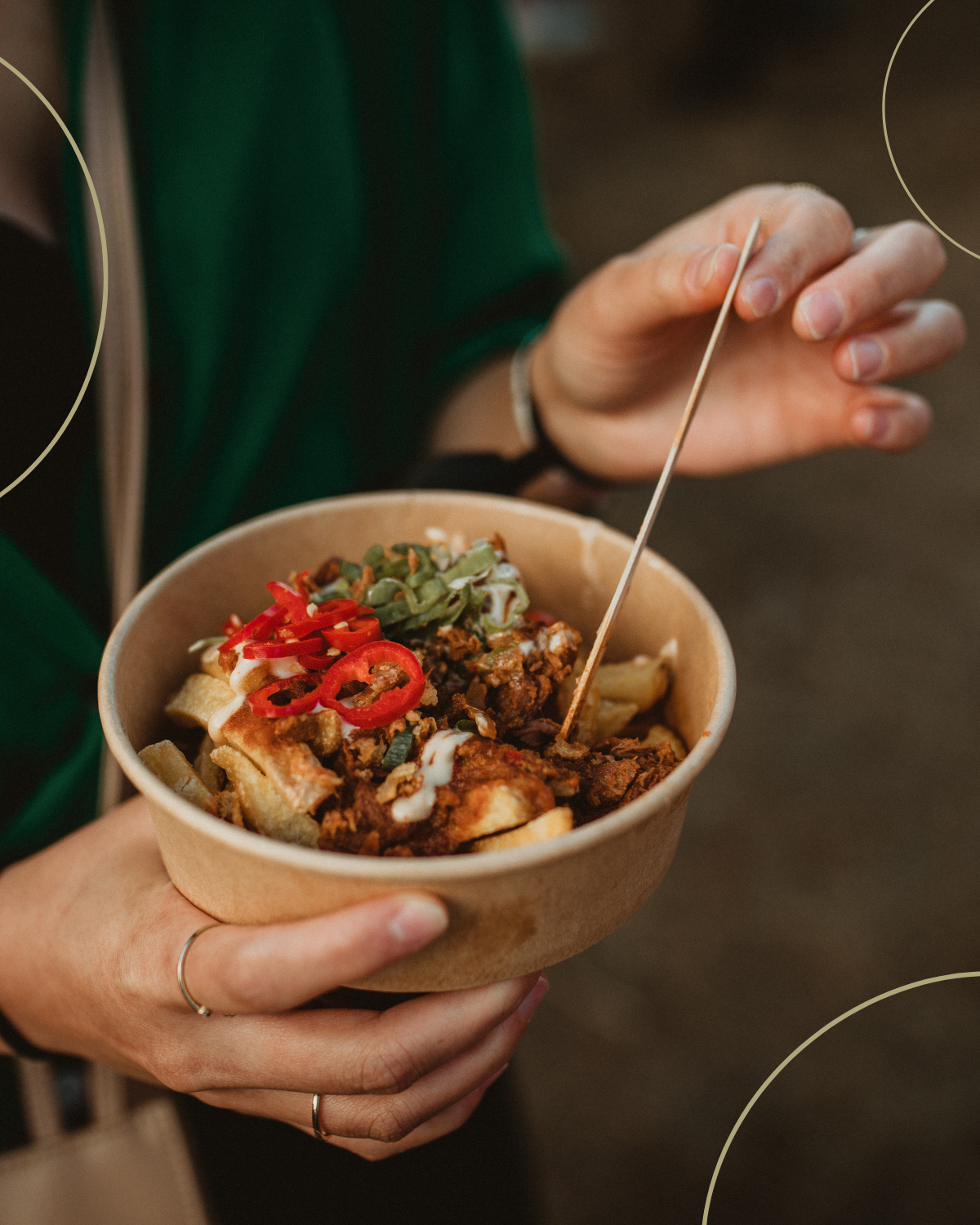 Chef preparing premium street food with live flames